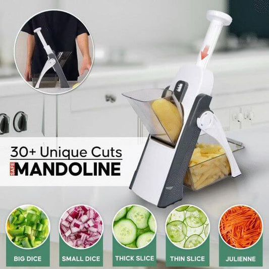 Five-in-one vegetable slicer, cut, slice, plan and chop, make it easy!