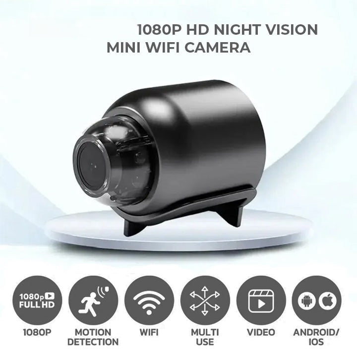 🎄 Holiday Sale Extravaganza: Enjoy 50% Off! 🎁  1080P HD Night Vision Mini WIFI Camera